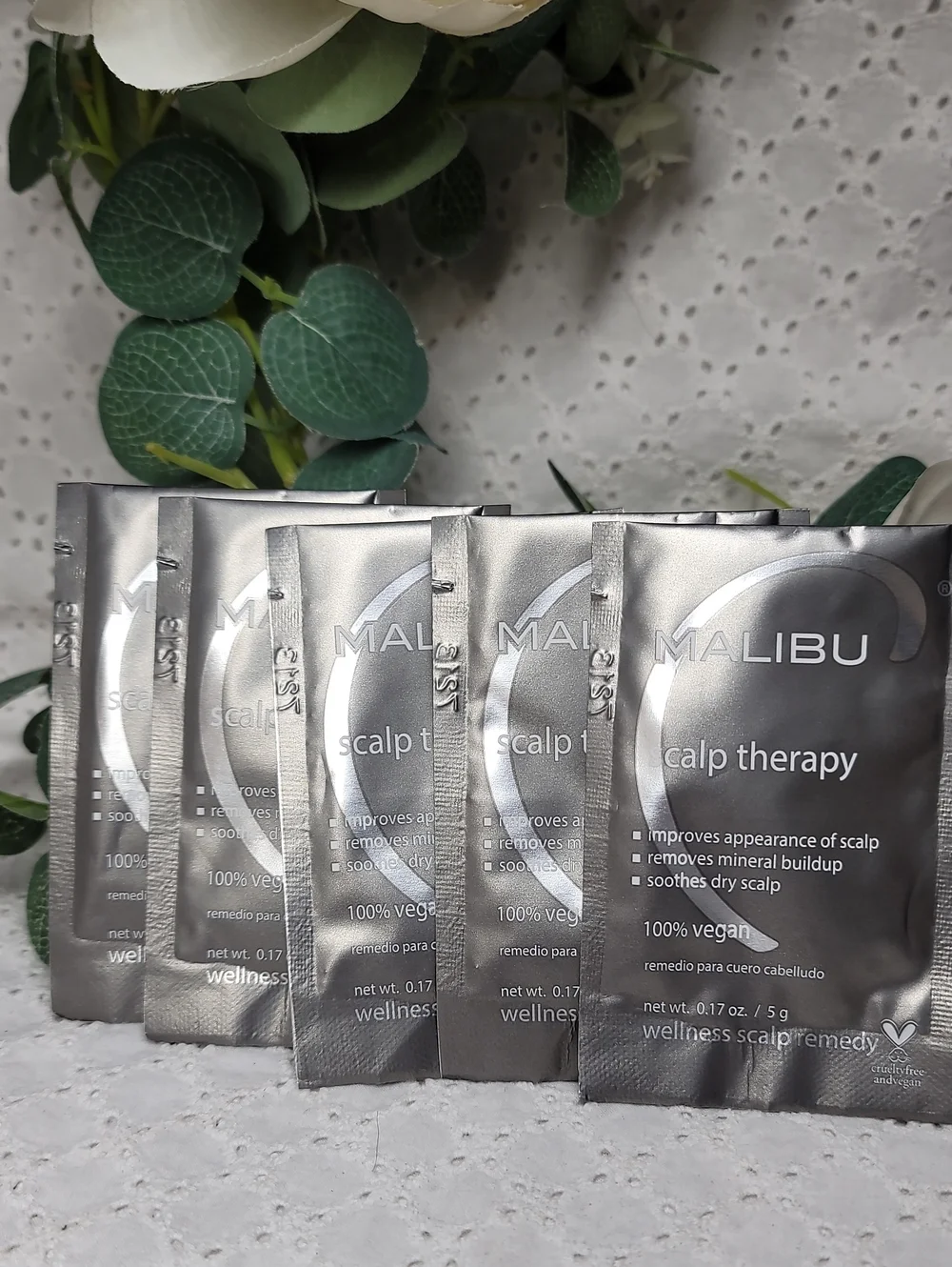Malibu Scalp Therapy Sachets - Silver 5 Packaging